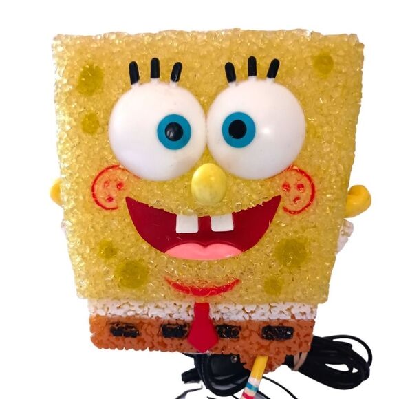 Spongebob Squarepants Lamp Light Running Bob Nickelodeon Melted Plastic Spring. - Picture 12 of 16